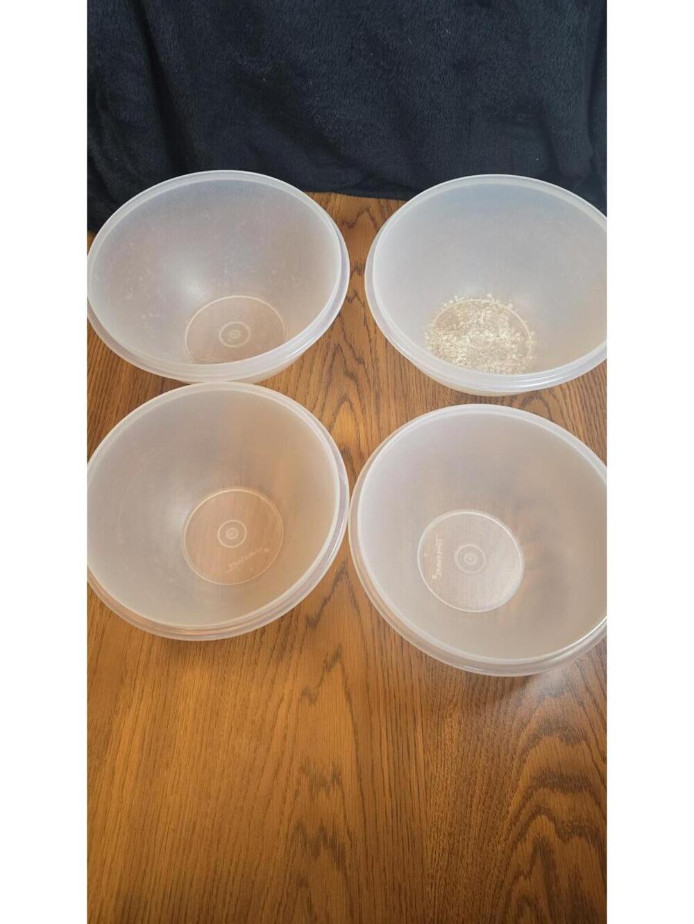 Tupperware Translucent Nesting Mixing Bowl Set of 4